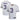 Vikings 25/26 Addison #3 White/Gray NFL Game Jersey