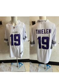 Vikings 25/26 Thielen #19 White/Gray NFL Game Jersey