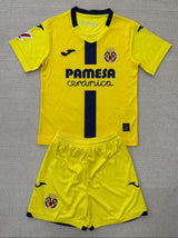 Villarreal 25/26 Yellow Home Kids Jersey Set