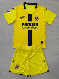 Villarreal 25/26 Yellow Home Kids Jersey Set