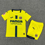 Villarreal 25/26 Yellow Home Kids Jersey Set