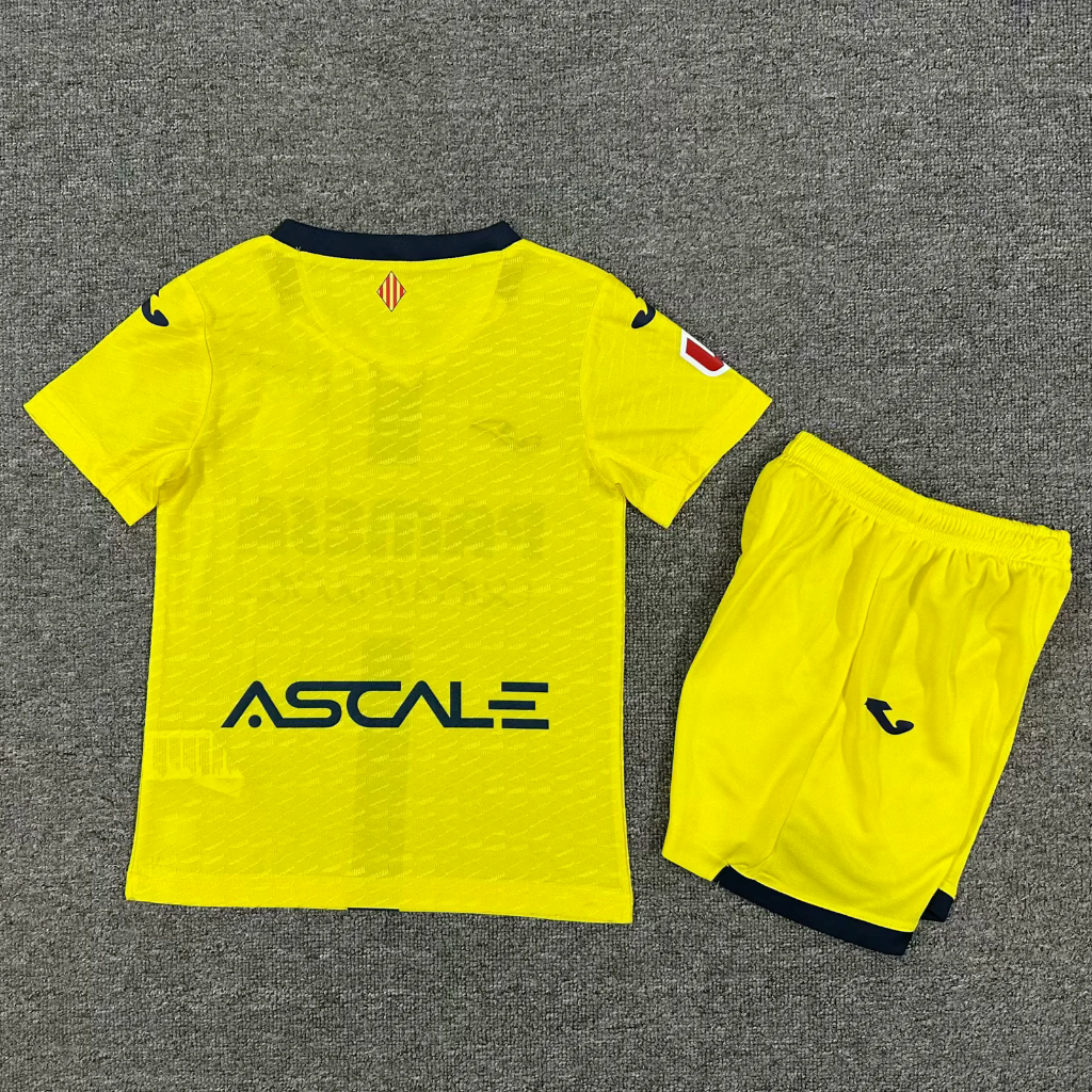 Villarreal 25/26 Yellow Home Kids Jersey Set