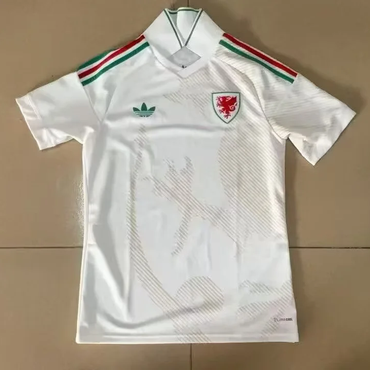 Wales 2026 White/Red/Green Away Jersey