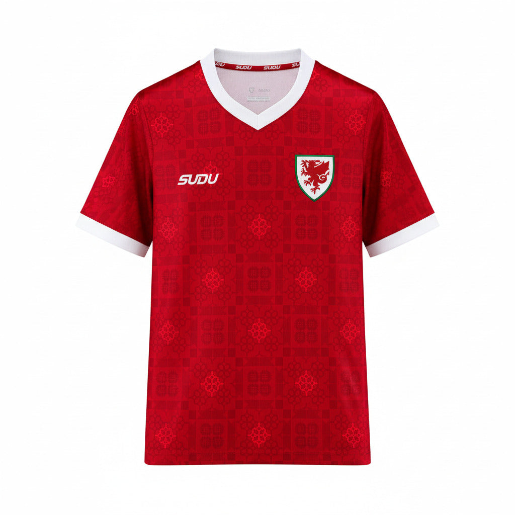 Wales 26/27 Red/White Home Jersey