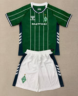 Werder Bremen 25/26 Green Home Kids Jersey Set