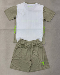 Werder Bremen 25/26 White/Beige/Green Away Kids Jersey Set