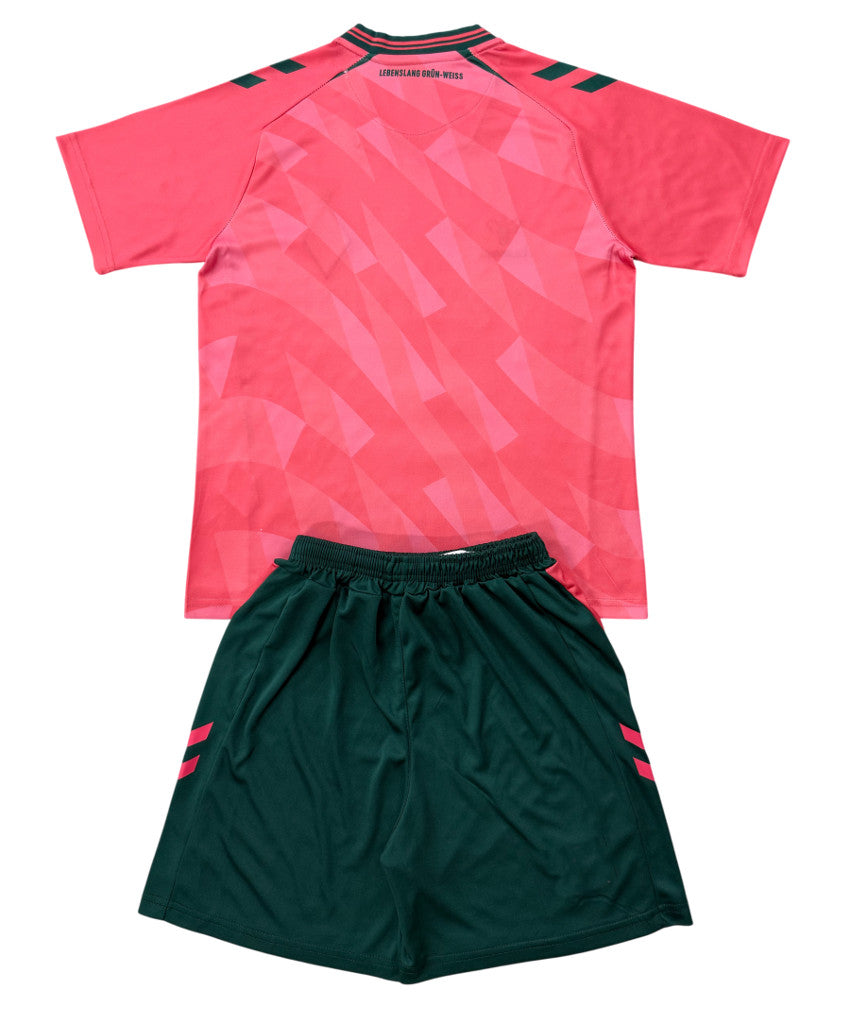 Werder Bremen 26/27 Pink/Dark Green Kids Jersey Set