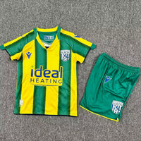 West Bromwich Albion 25/26 Yellow/Green Away Kids Jersey Set