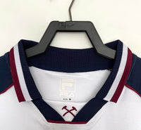 West Ham 1999/01 White/Red/Black Away Jersey