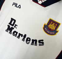 West Ham 1999/01 White/Red/Black Away Jersey