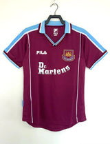 West Ham United 1999/01 Vintage Retro Home Jersey - Concept Kits