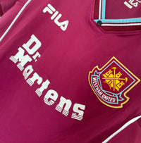 West Ham United 1999/01 Vintage Retro Home Jersey - Concept Kits