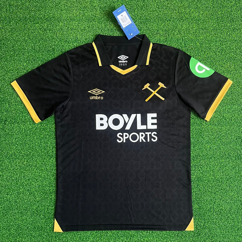 West Ham United 25/26 Black/Yellow 3rd Away Jersey