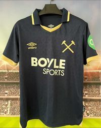 West Ham United 25/26 Black/Yellow 3rd Away Jersey