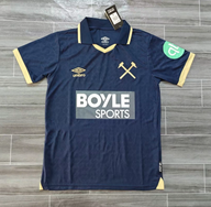 West Ham United 25/26 Navy/Yellow 3rd Away Jersey