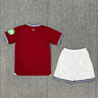 West Ham United 25/26 Red Home Kids Jersey Set