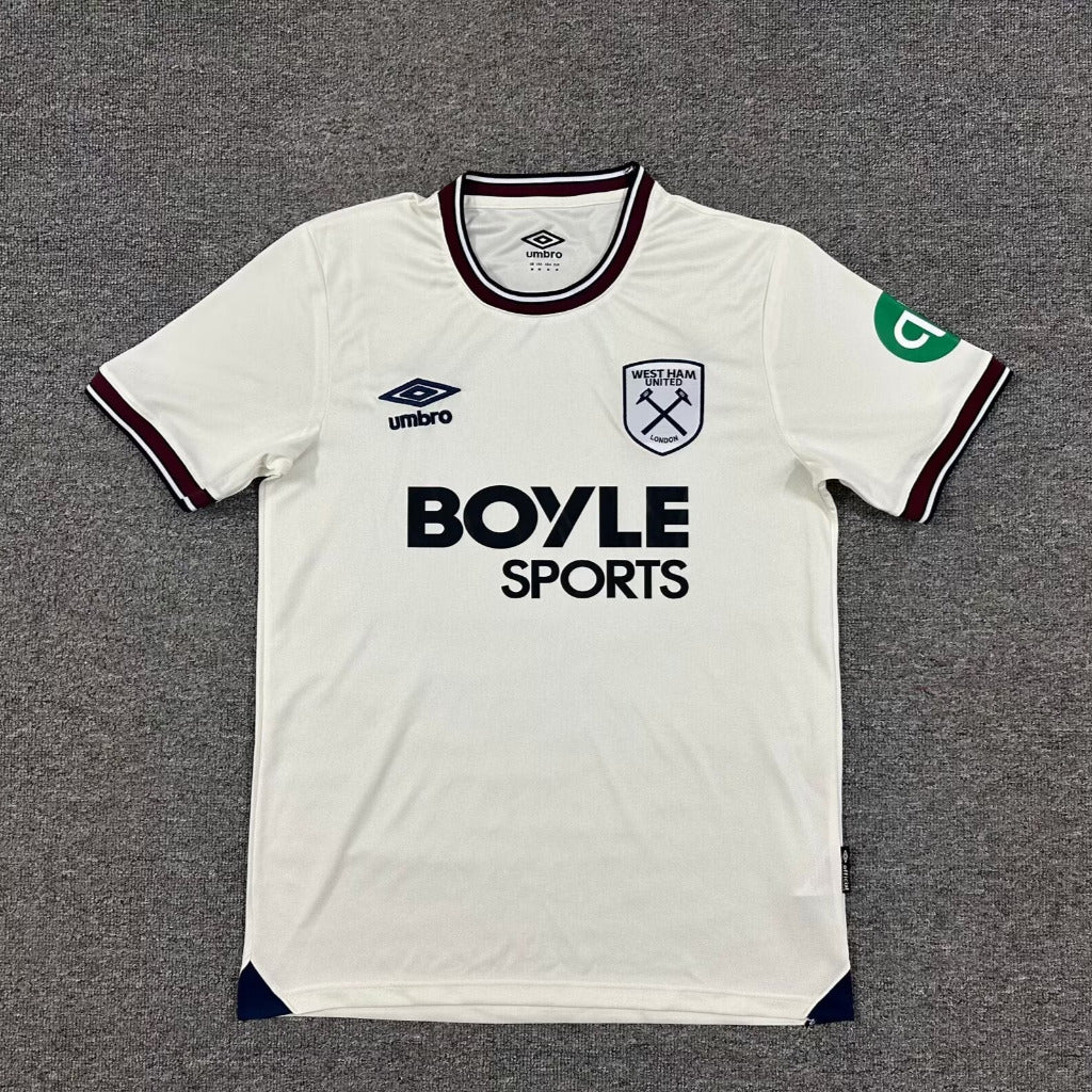 West Ham United 25/26 White Away Jersey