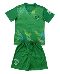 West Ham United 26/27 Green Home Goalkeeper Kids Jersey Set