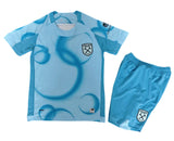 West Ham United 26/27 Light Blue with Bubble Third Kids Jersey Set
