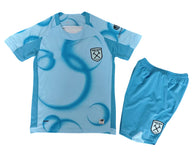 West Ham United 26/27 Light Blue with Bubble Third Kids Jersey Set