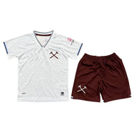 West Ham United 26/27 White/Red Away Kids Jersey Set