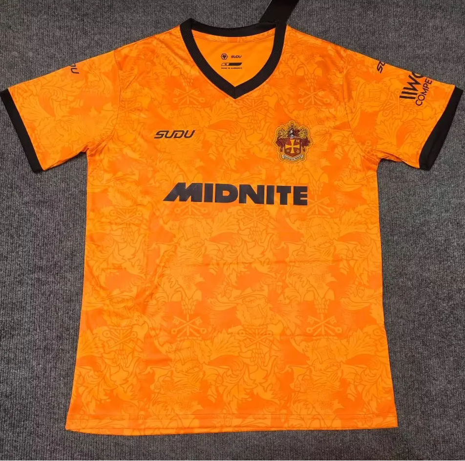 Wolverhampton Wanderers 26/27 Orange/Black Home 150th Anniversary Jersey