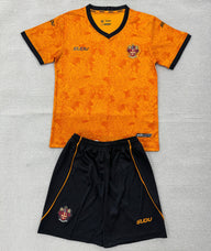Wolves 26/27 Orange/Black Home Kids Jersey Set
