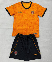 Wolves 26/27 Orange/Black Home Kids Jersey Set