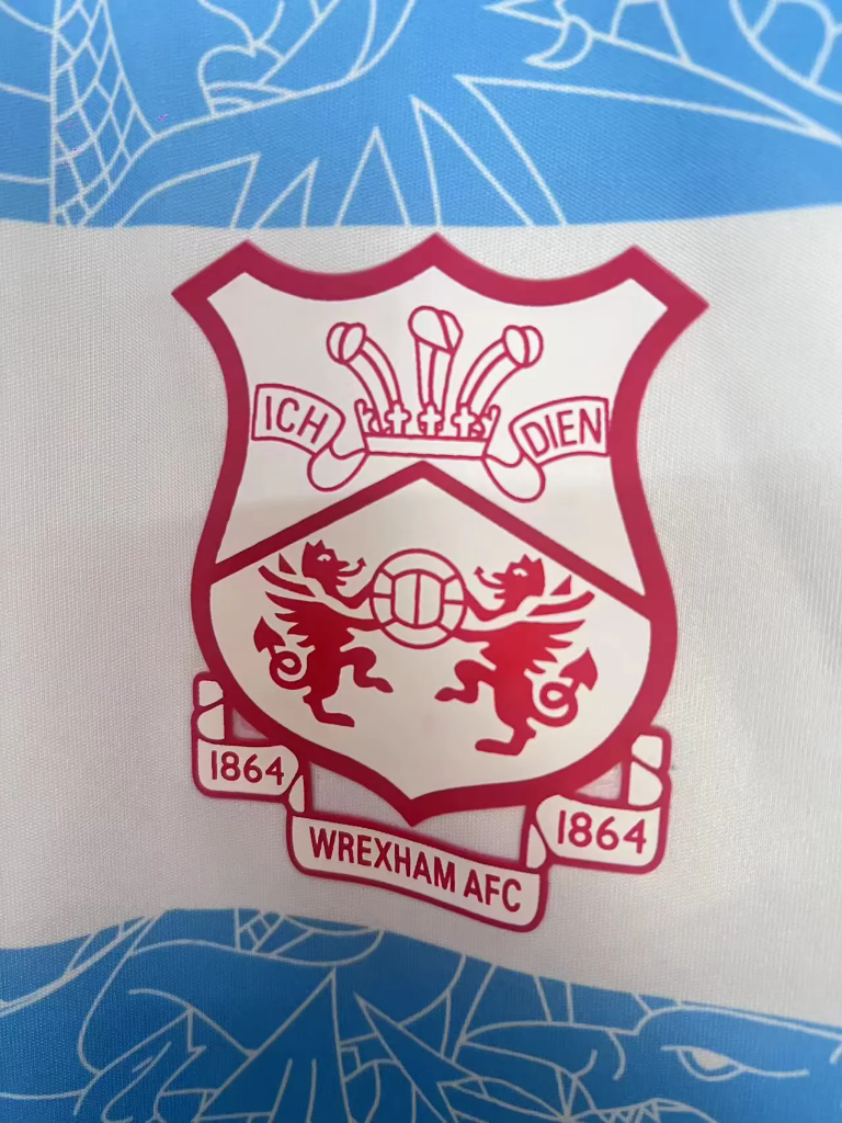 Wrexham 25/26 White/Blue Third Jersey
