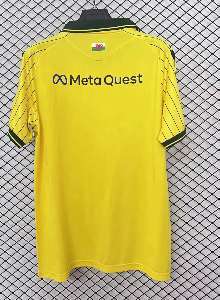 Wrexham 25/26 Yellow/Black Away Jersey