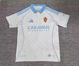 Zaragoza 25/26 White/Blue Away Jersey