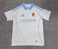 Zaragoza 25/26 White/Blue Away Jersey