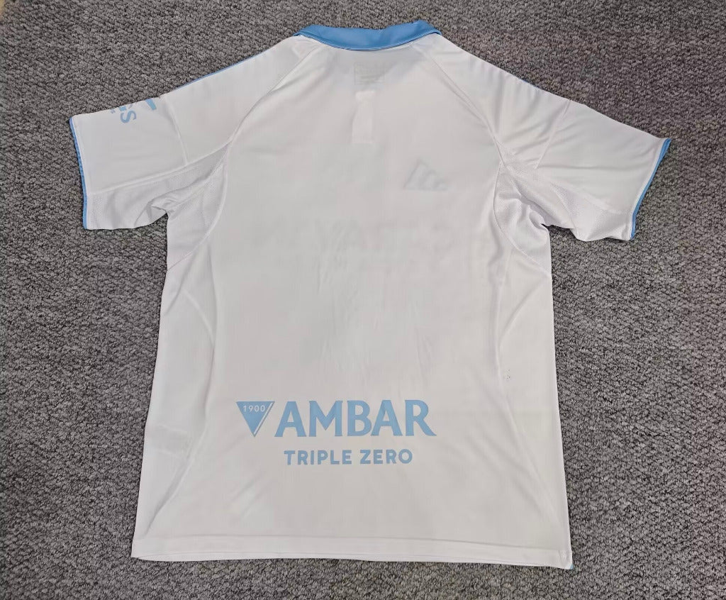 Zaragoza 25/26 White/Blue Away Jersey