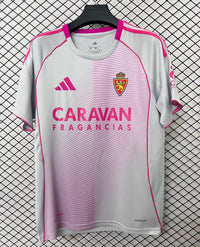 Zaragoza 26/27 Gray/Pink Away Jersey
